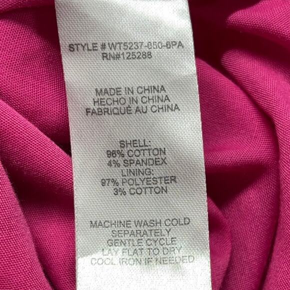 Jason Wu Boho Tiered Midi Dress Pink Cotton Size Medium‎ Flowy Feminine - Picture 7 of 7